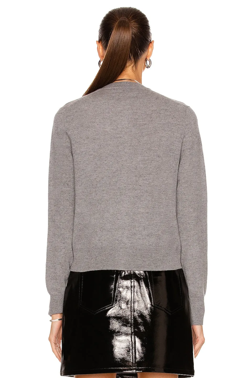 Acne Studios Solid Cardigan, Gray Melange