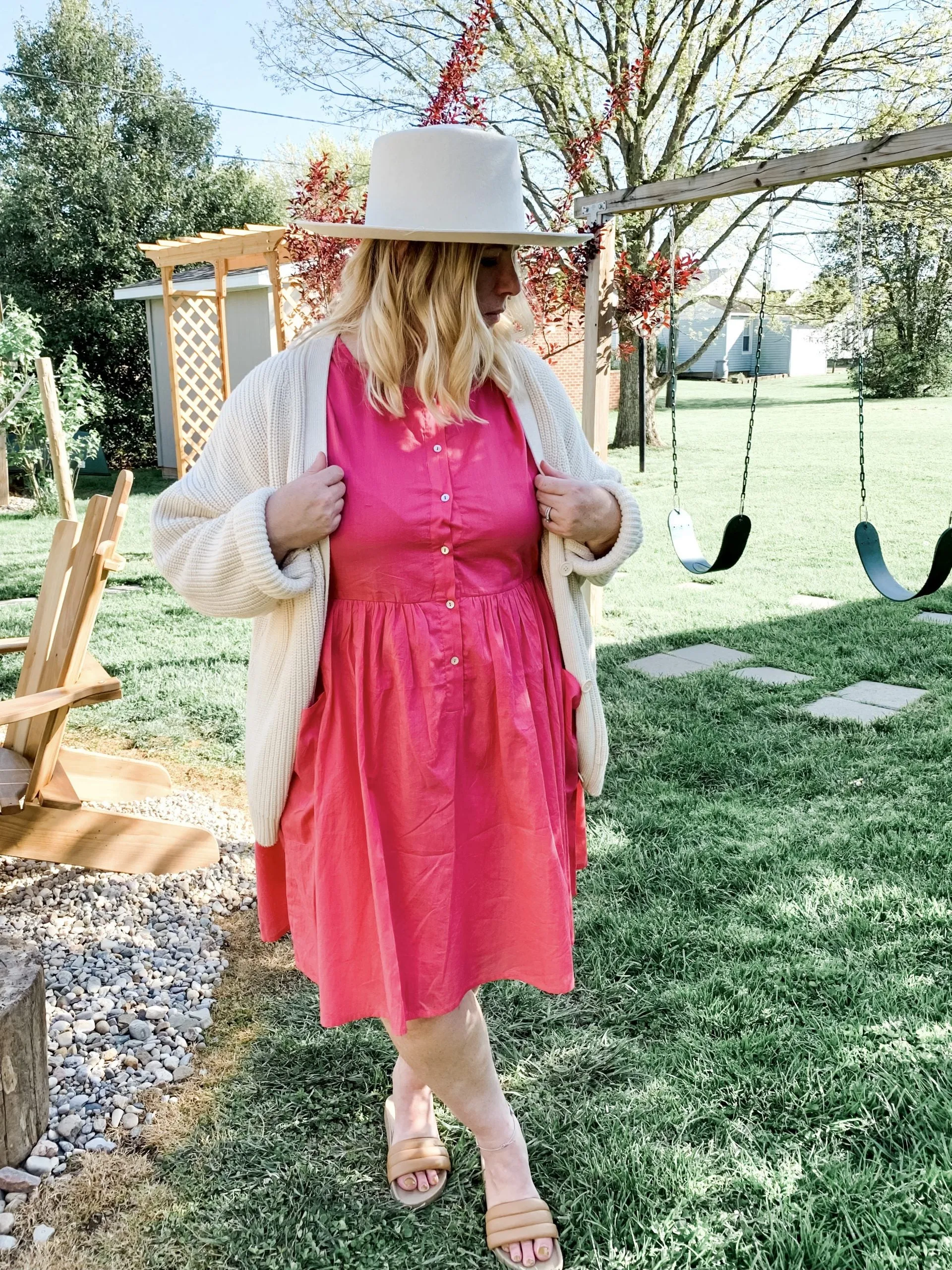 Baby Doll Dress - Bubblegum Pink