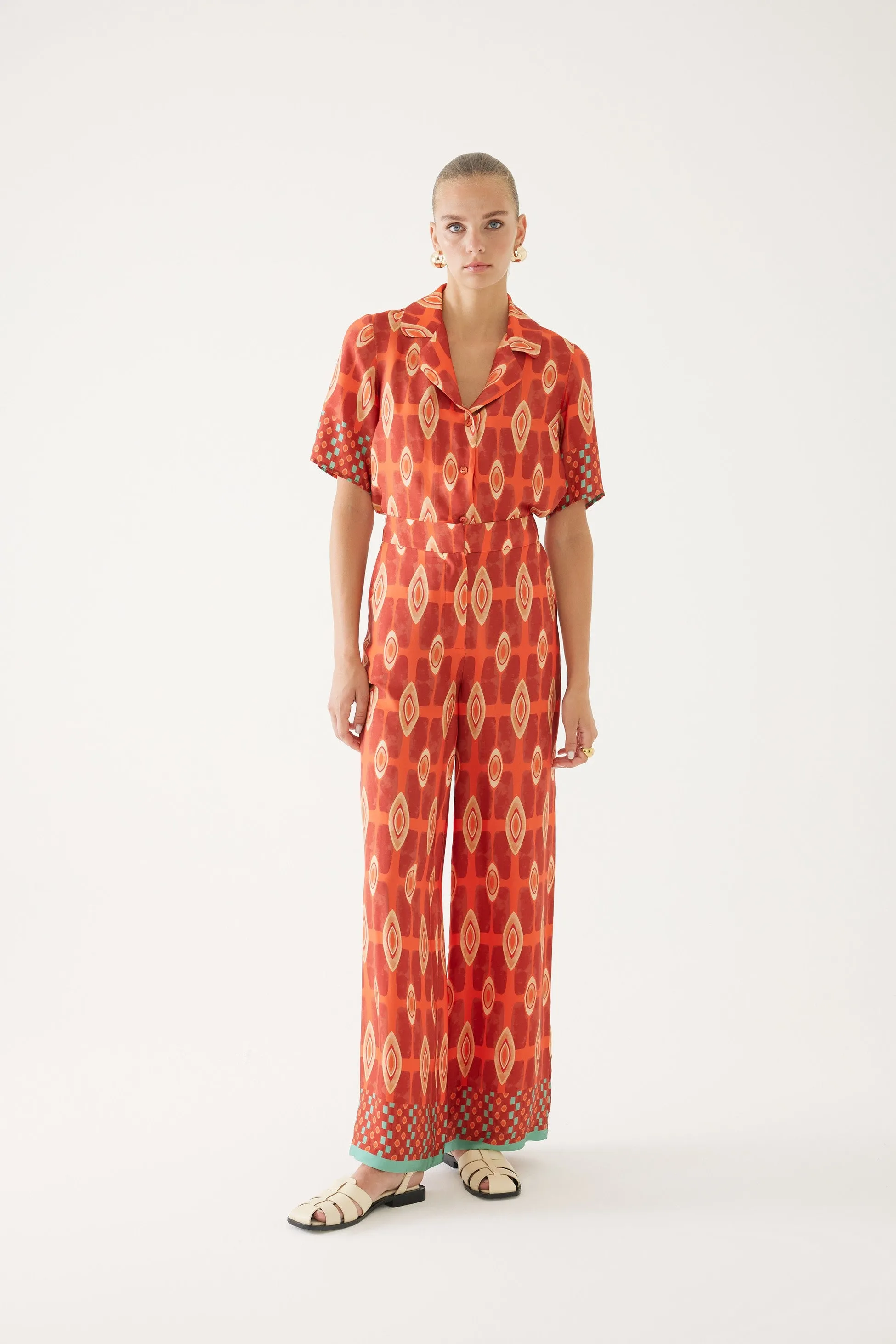 Baklava Sliced Colorful Trousers Model