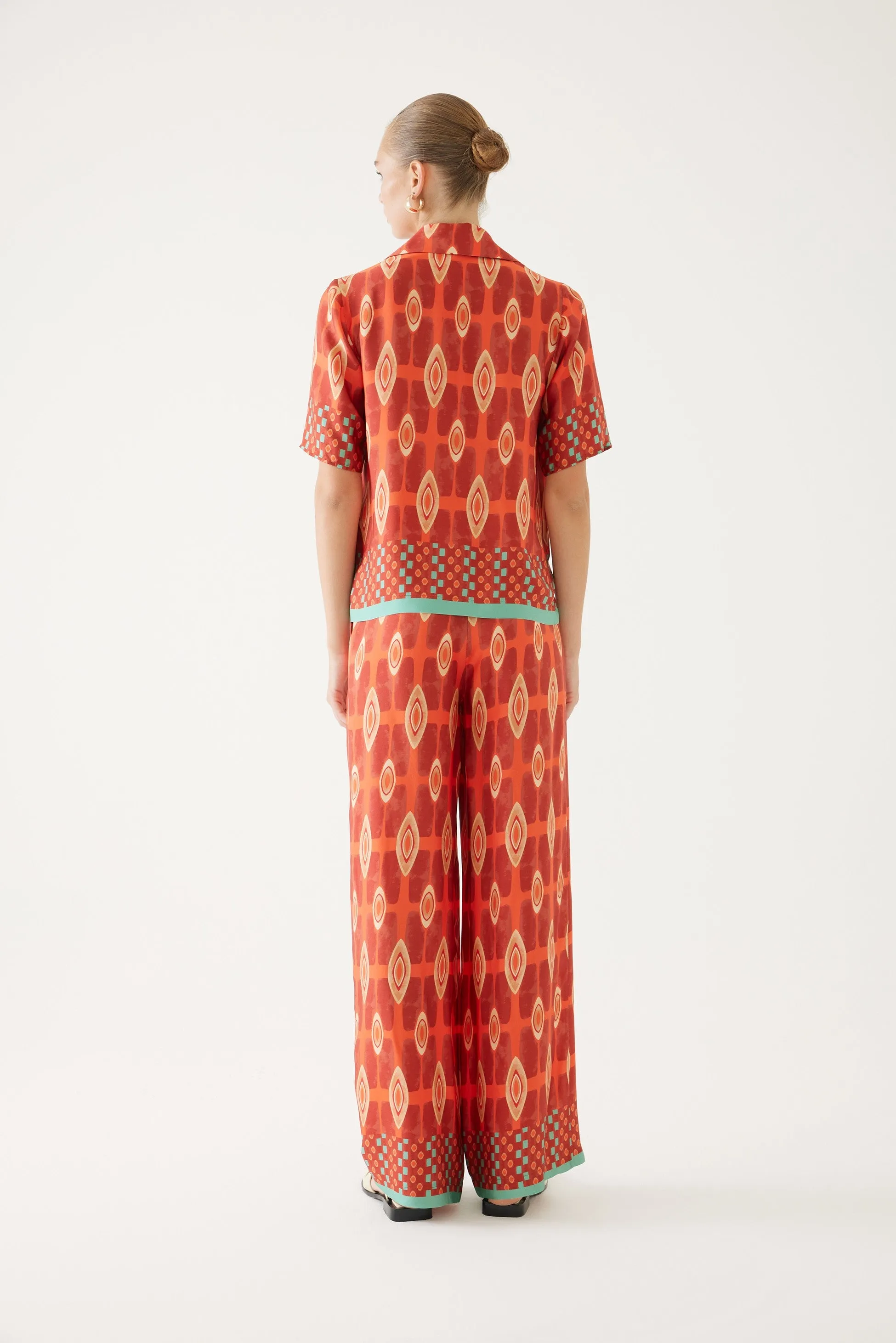 Baklava Sliced Colorful Trousers Model
