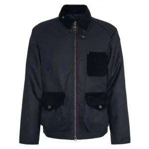 Barbour Shoreman Spey Mens Wax Jacket - Navy