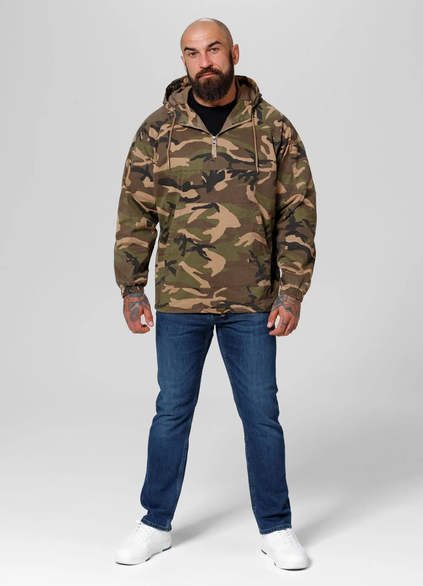 Bassmore Pullover Jacket - Camo