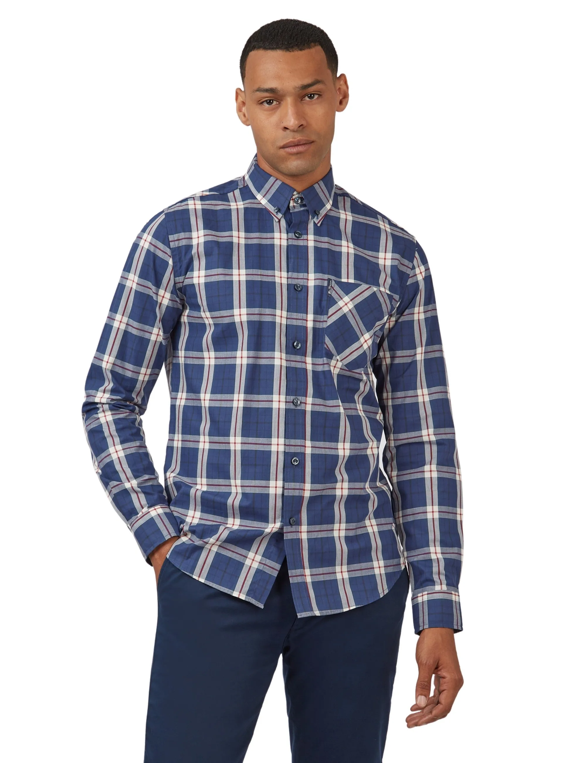 Ben Sherman Classic Check Shirt - Royal