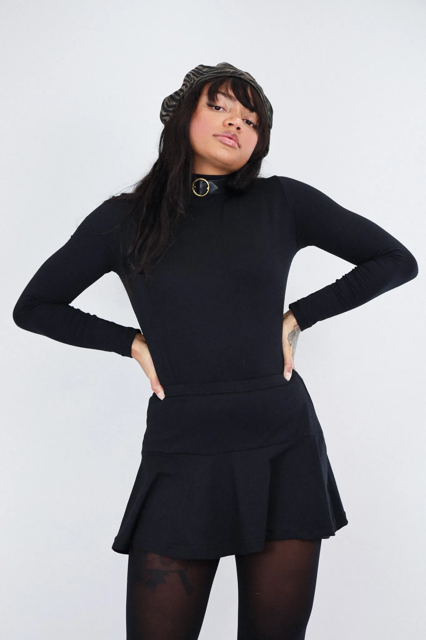 Black Daphne Skirt