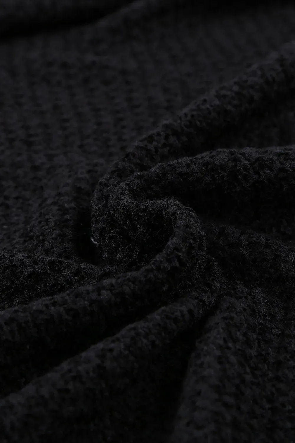 Black Knit Cardigan