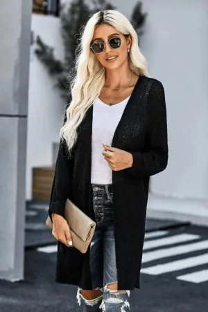 Black Knit Cardigan