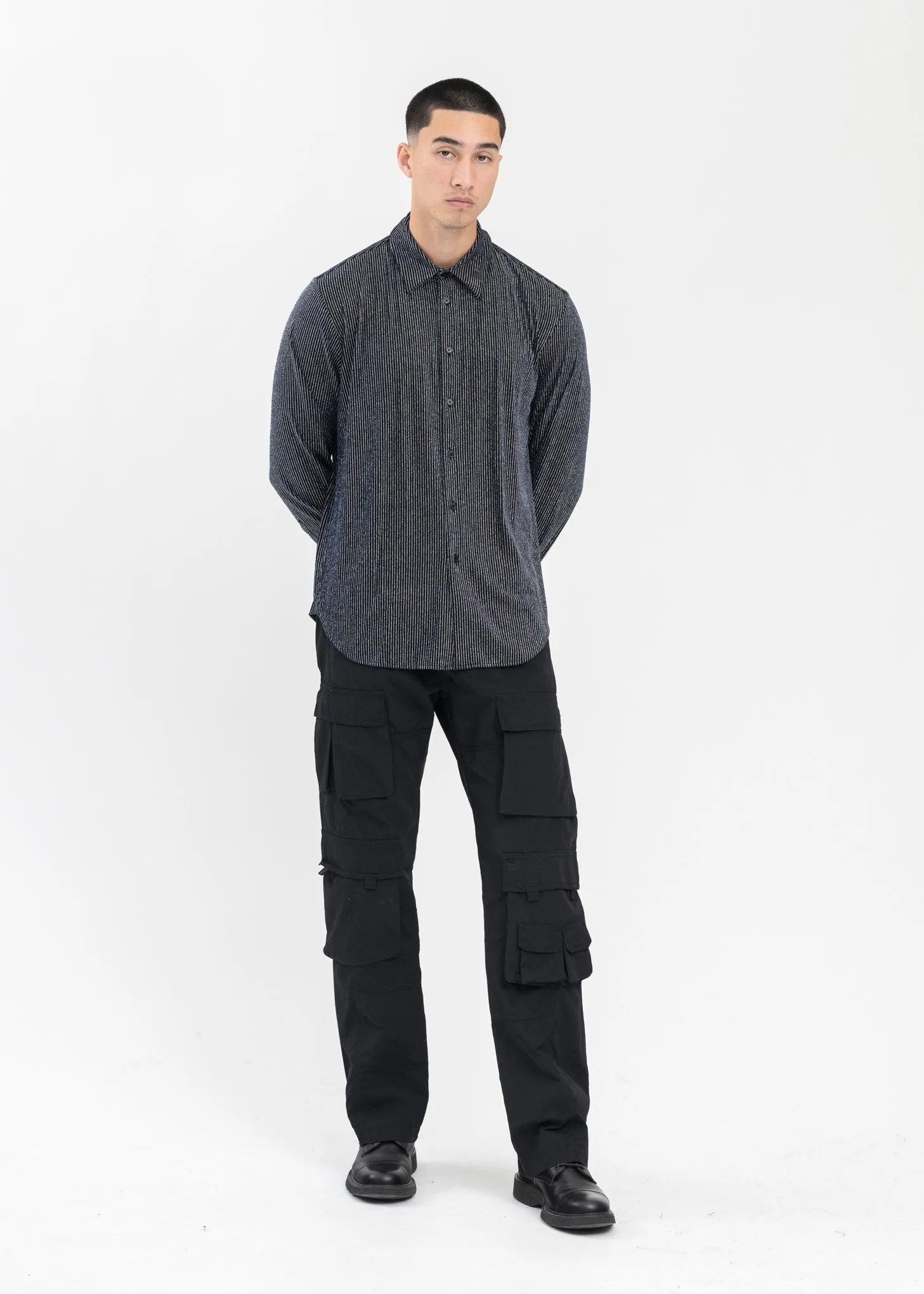 BLACK / SILVER CLASSIC SHIRT