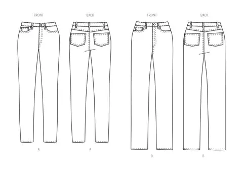 Butterick Jeans B6911