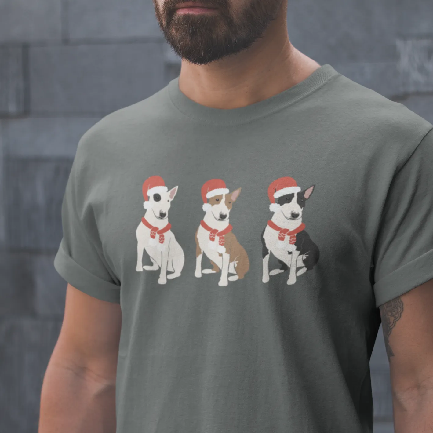 Christmas Dogs Bull Terrier Christmas shirt, Dog Mom Shirt, Christmas Dogs Sweatshirt, Dogs Sweatshirt, Puppies Shirt, Christmas Sweatshirt, Christmas Shirt