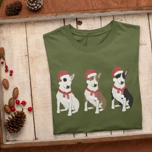 Christmas Dogs Bull Terrier Christmas shirt, Dog Mom Shirt, Christmas Dogs Sweatshirt, Dogs Sweatshirt, Puppies Shirt, Christmas Sweatshirt, Christmas Shirt