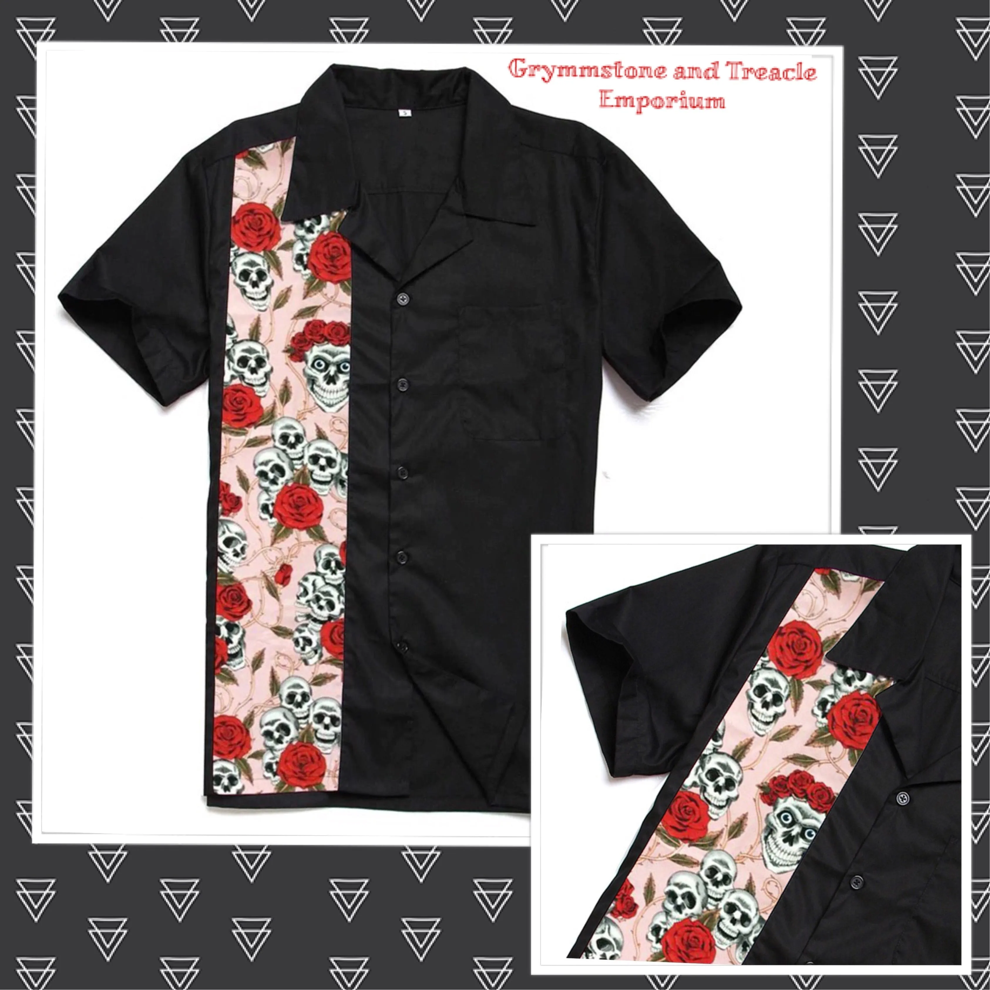 Classic Retro Rockabilly Panel Shirts