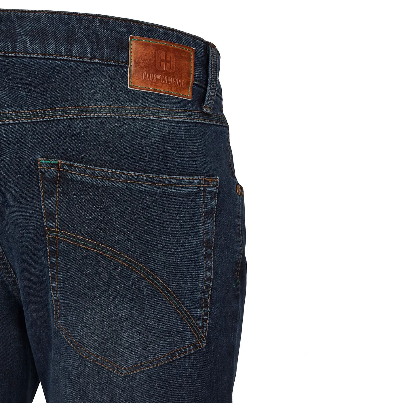 Club Of Comfort Henry Navy Stretch Jeans Navy