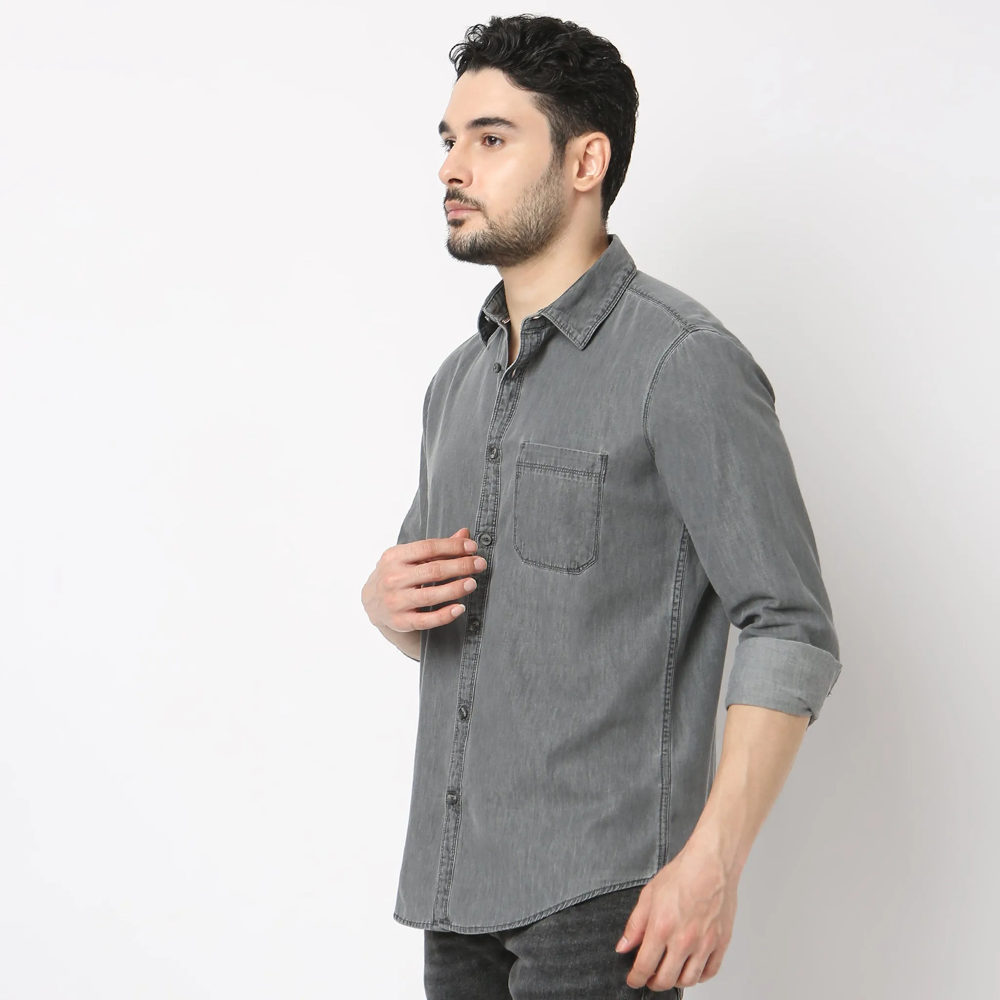 Cruiser Shirt™ - Authentic Indigo - Classic Denim Regular Fit Shirt - Classic forever !!!