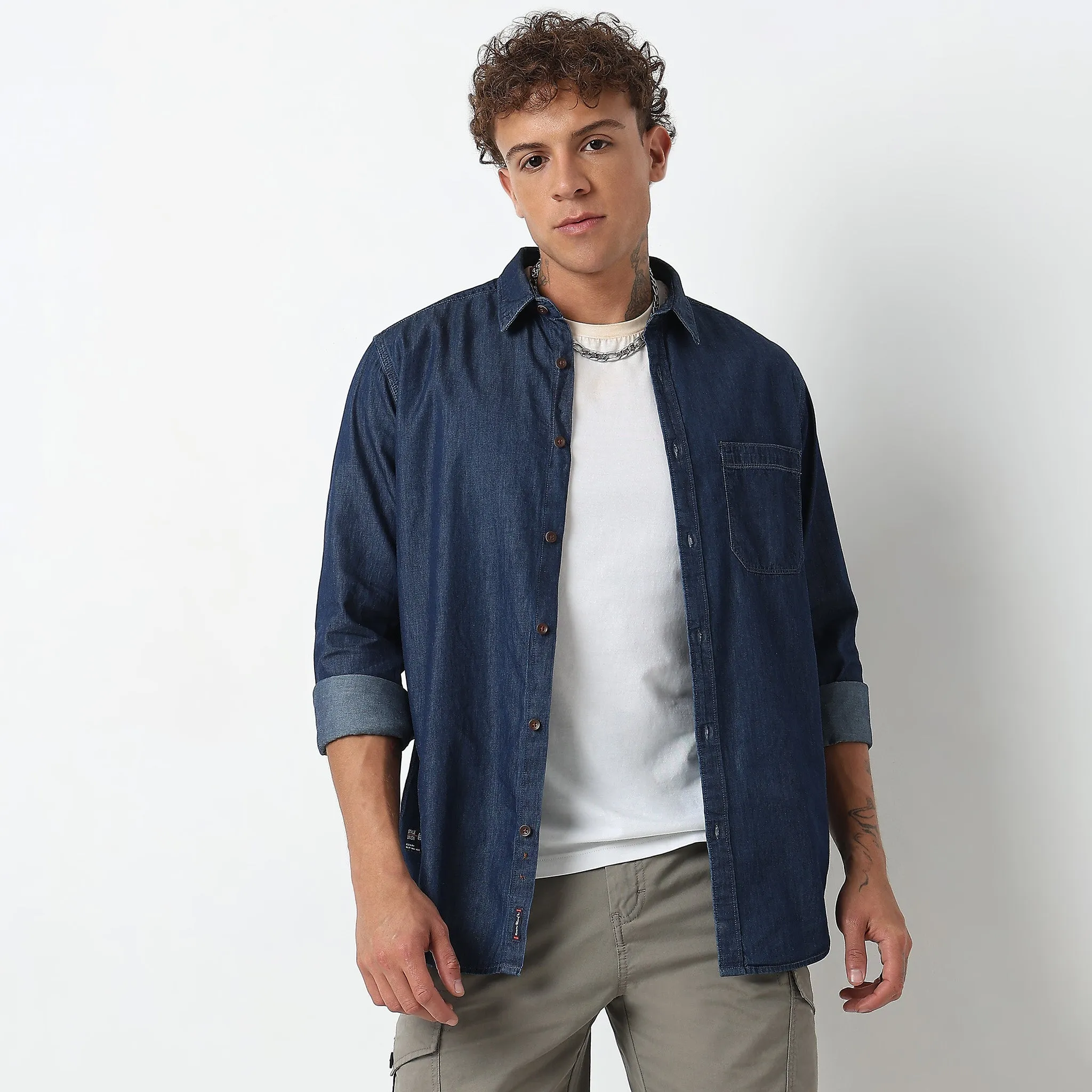 Cruiser Shirt™ - Authentic Indigo - Classic Denim Regular Fit Shirt - Classic forever !!!