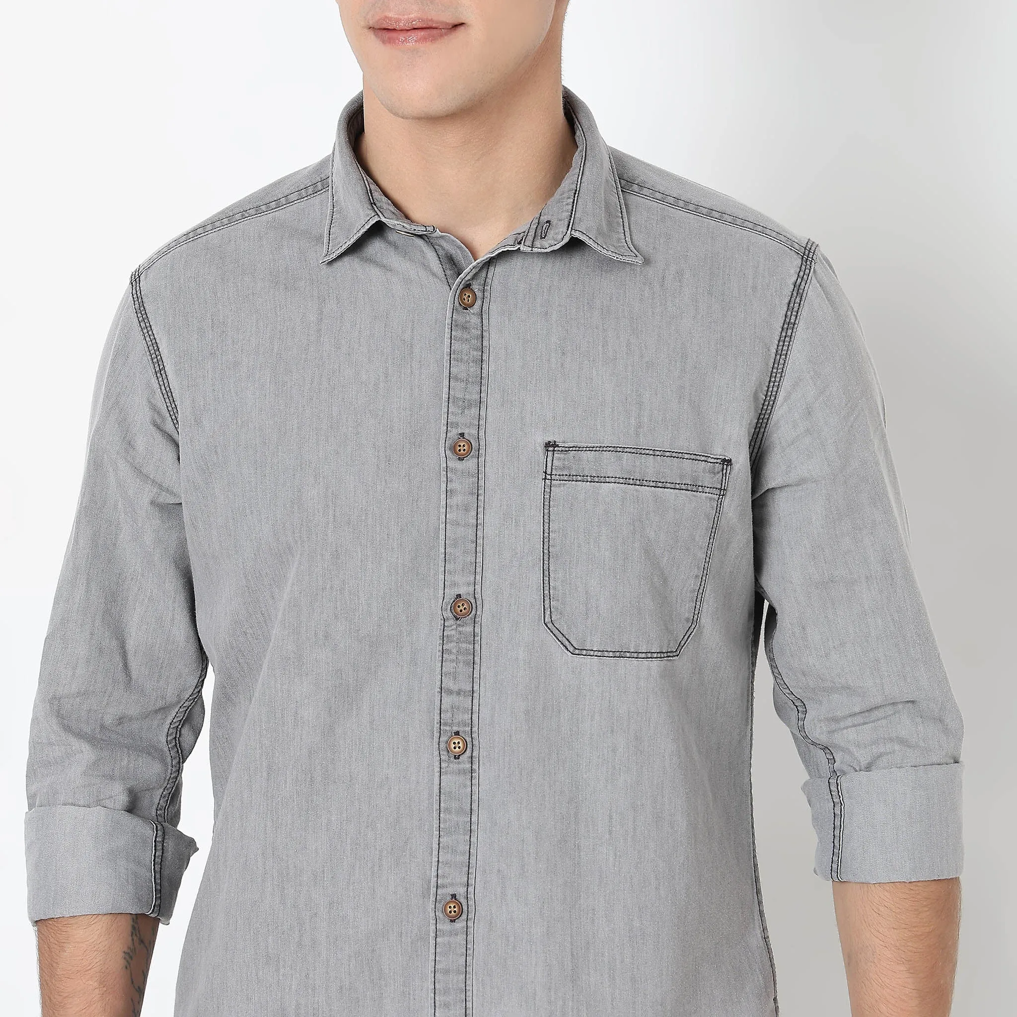 Cruiser Shirt™ - Authentic Indigo - Classic Denim Regular Fit Shirt - Classic forever !!!