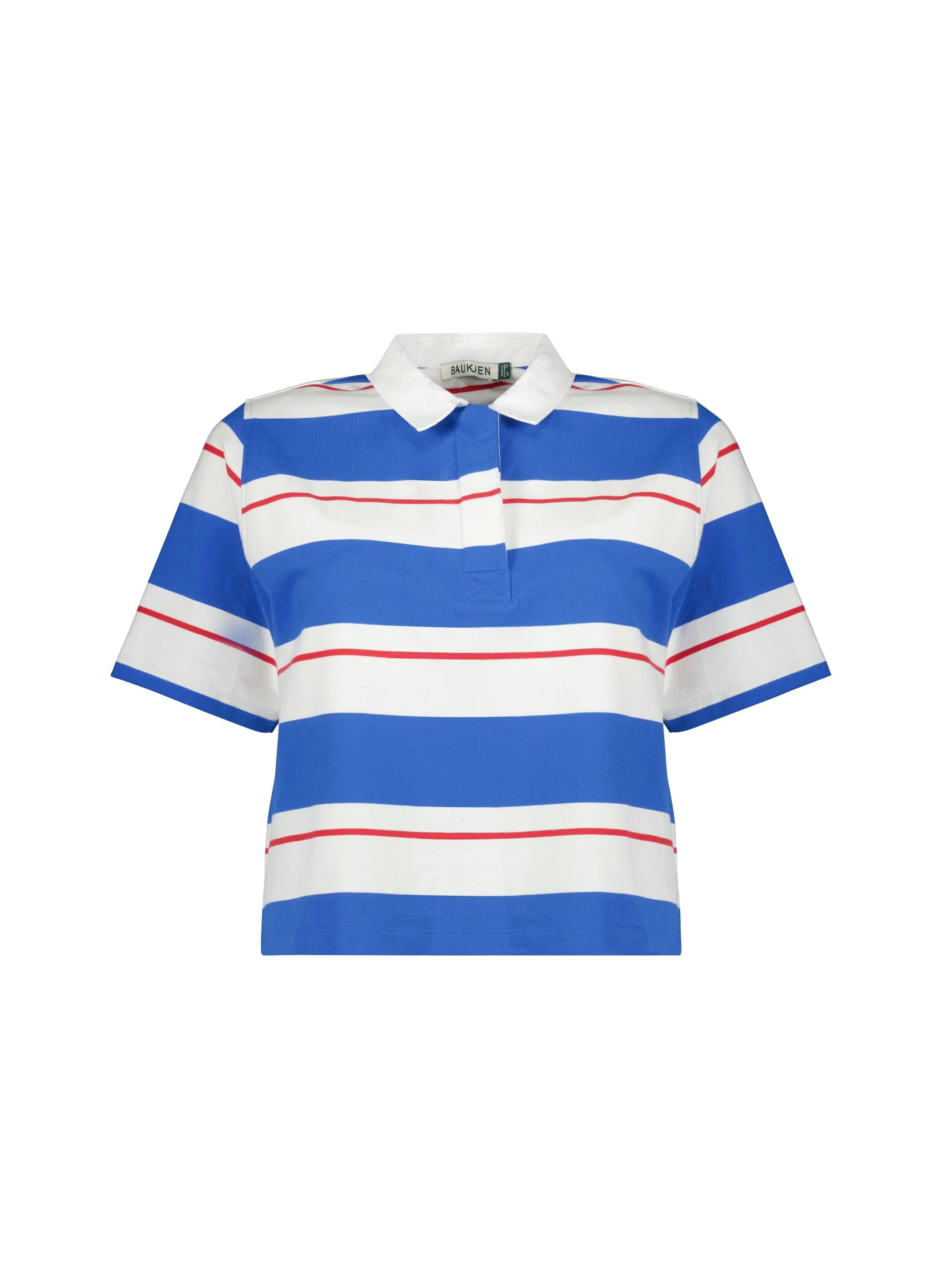 Delilah Organic Cotton Rugby Top | Stripe