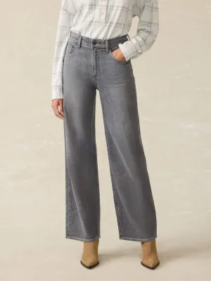 Dream Jean Wide Leg - Ash Grey Wash