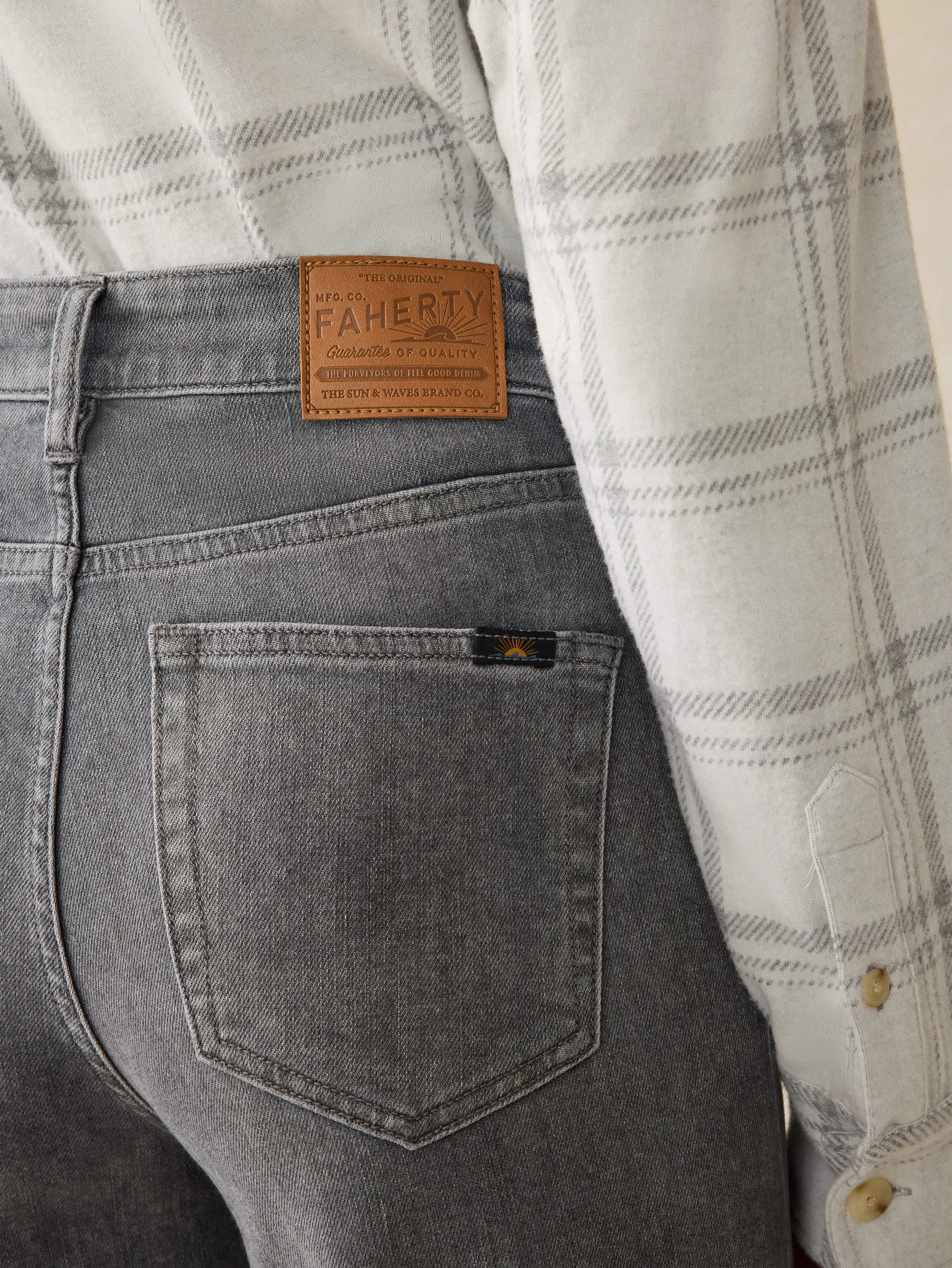 Dream Jean Wide Leg - Ash Grey Wash