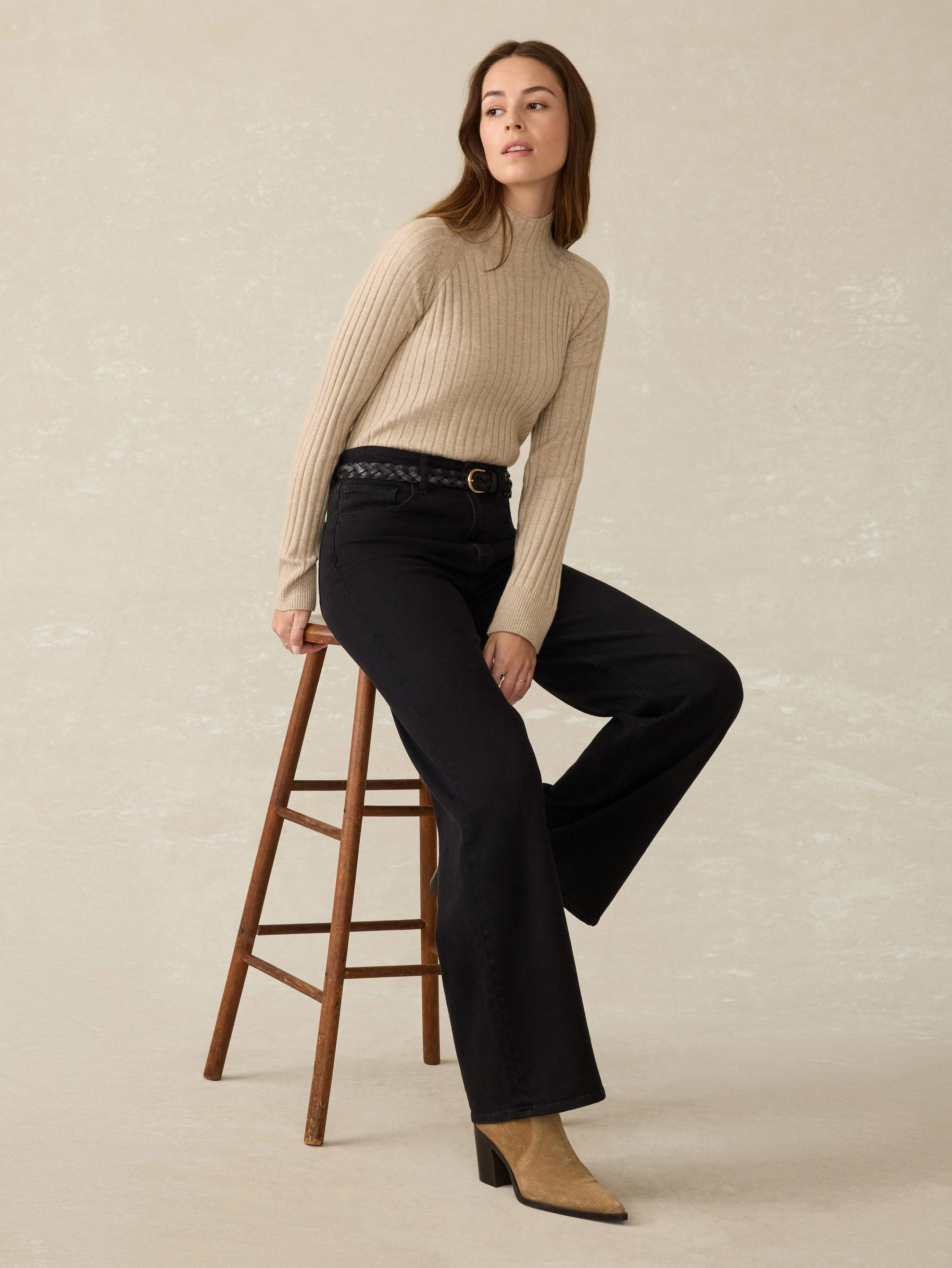 Dream Jean Wide Leg - Nocturne Wash