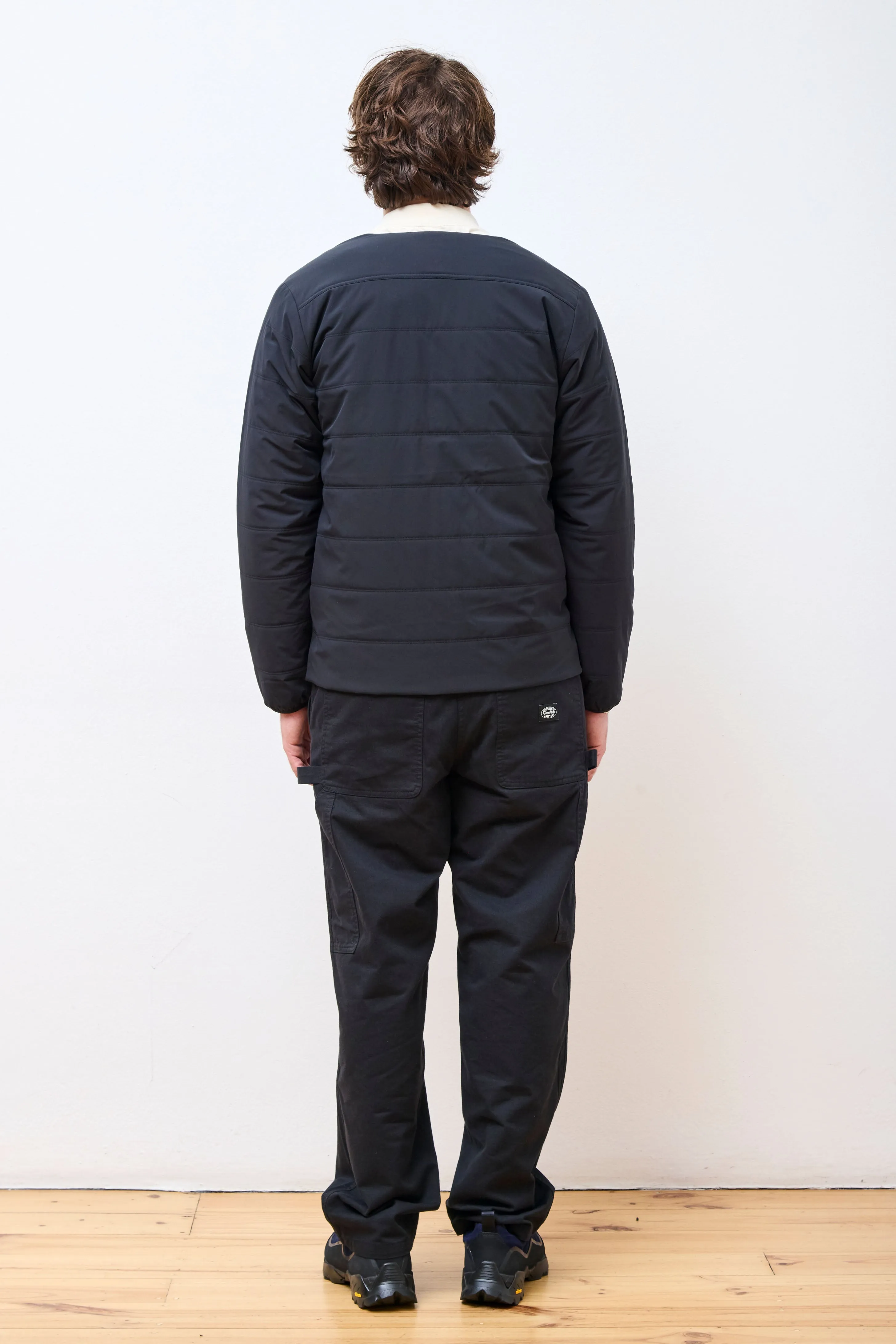 Flexible Insulated Cardigan Black
