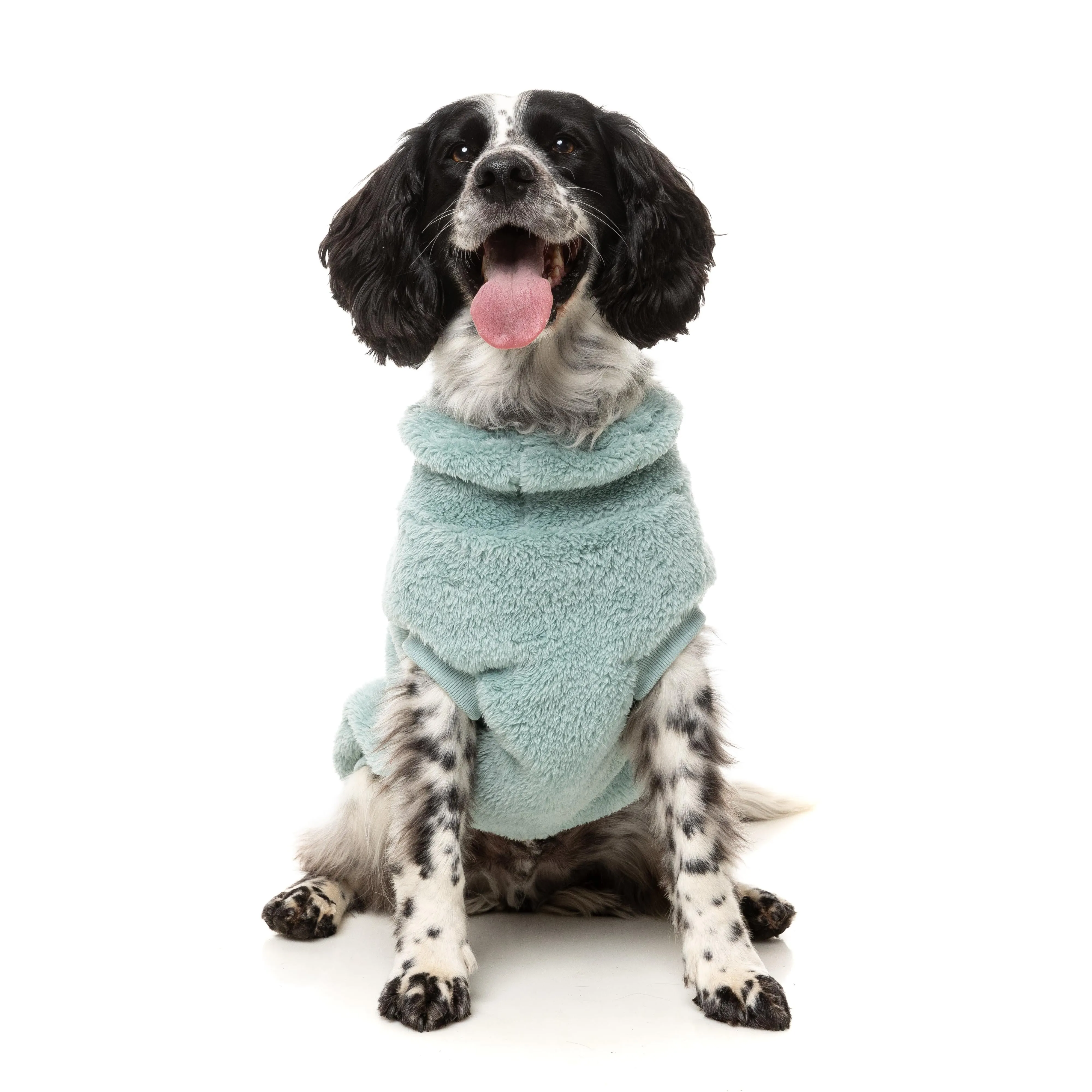FuzzYard Dog Apparel Turtle Teddy 25 Sweater Arctic Blue Size 6 ^ ^