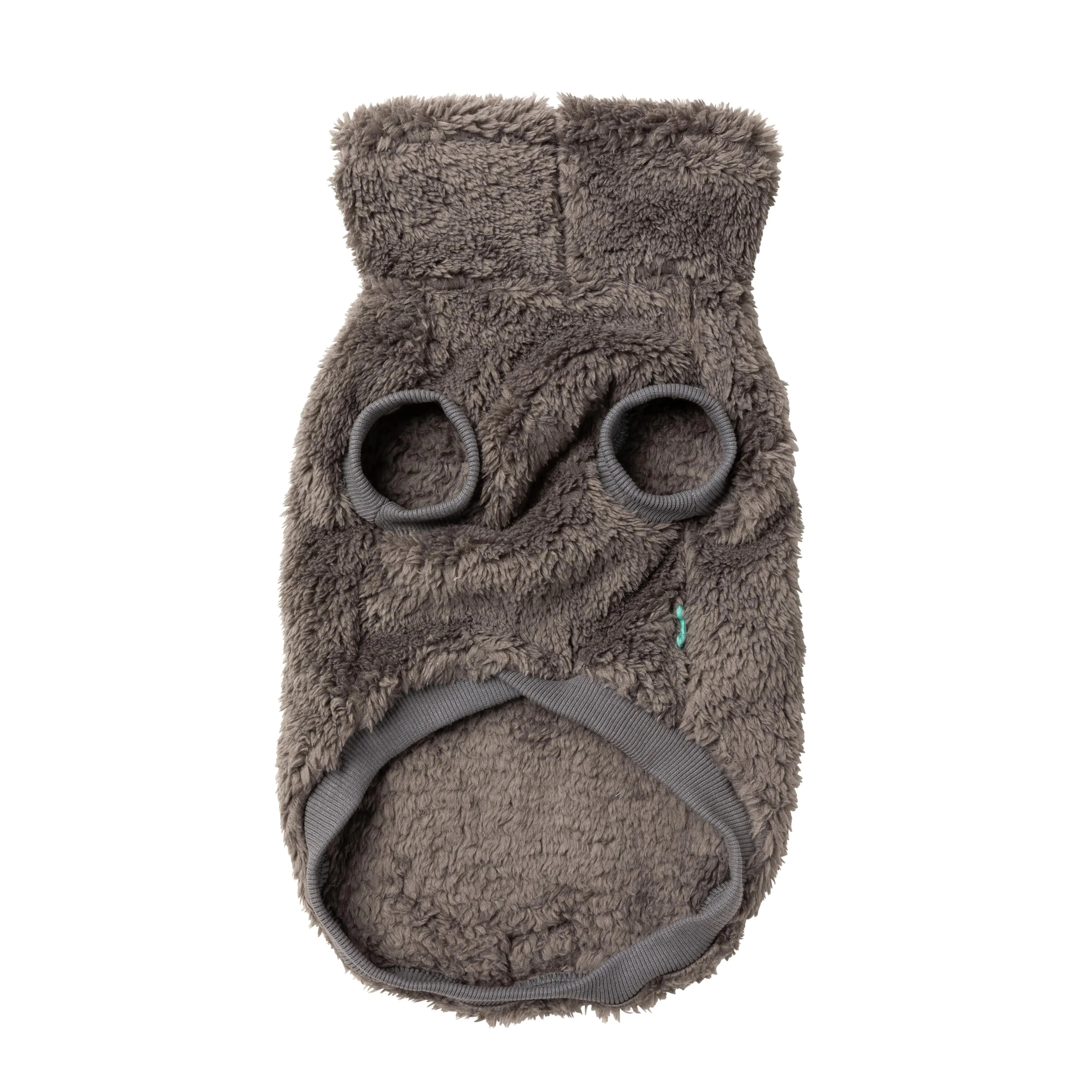 FuzzYard Dog Apparel Turtle Teddy 25 Sweater Gunmetal Grey Size 4