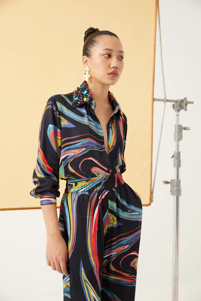 Galaxy Shirt & Trousers Co-ord