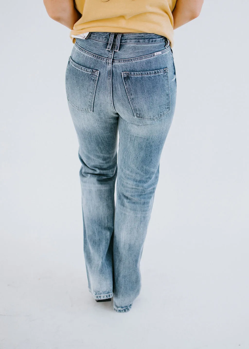 Gavin High Rise Wide Leg Jean