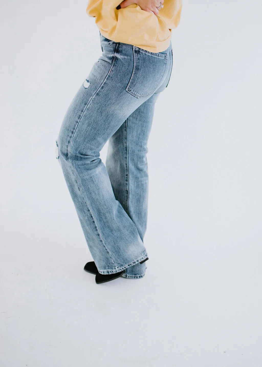 Gavin High Rise Wide Leg Jean
