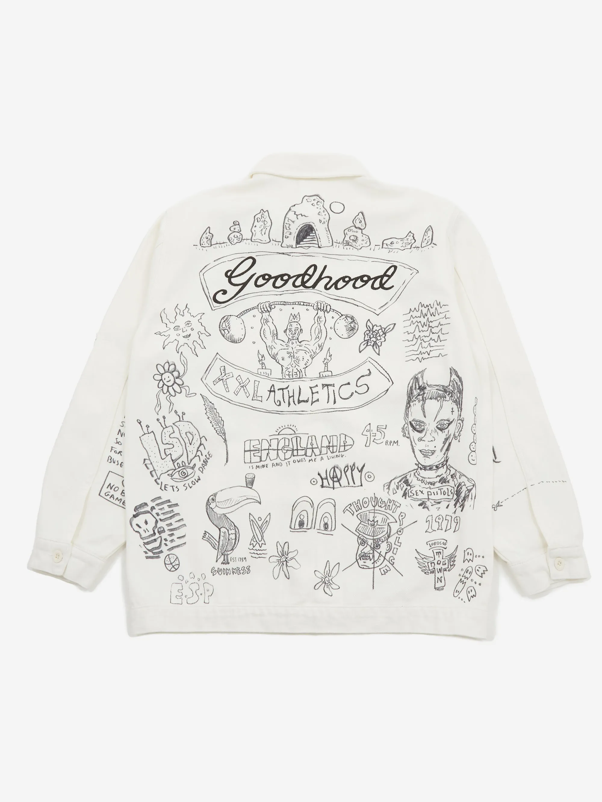 Goodhood x Rebel Yuth Hand Customised Store Worker Jacket - Large No 2