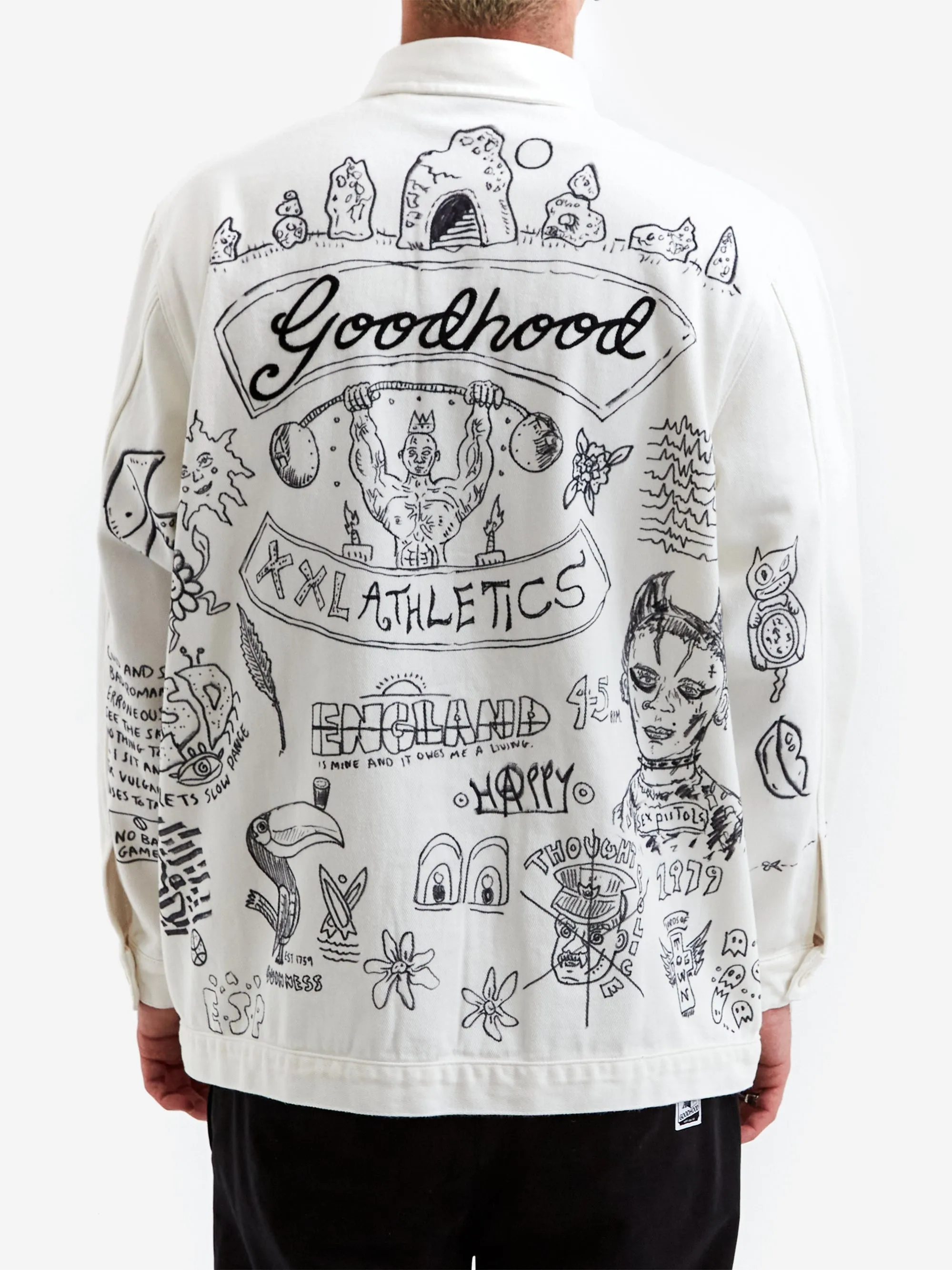 Goodhood x Rebel Yuth Hand Customised Store Worker Jacket - Large No 2