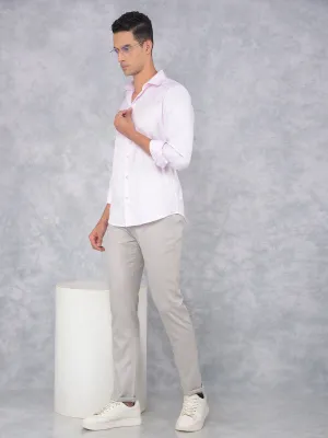Grey 100% Cotton Trousers