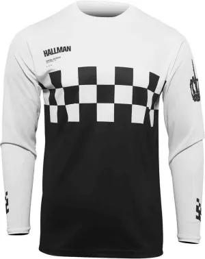 Hallman Differ Cheq Thor Motocross Jersey Black/White