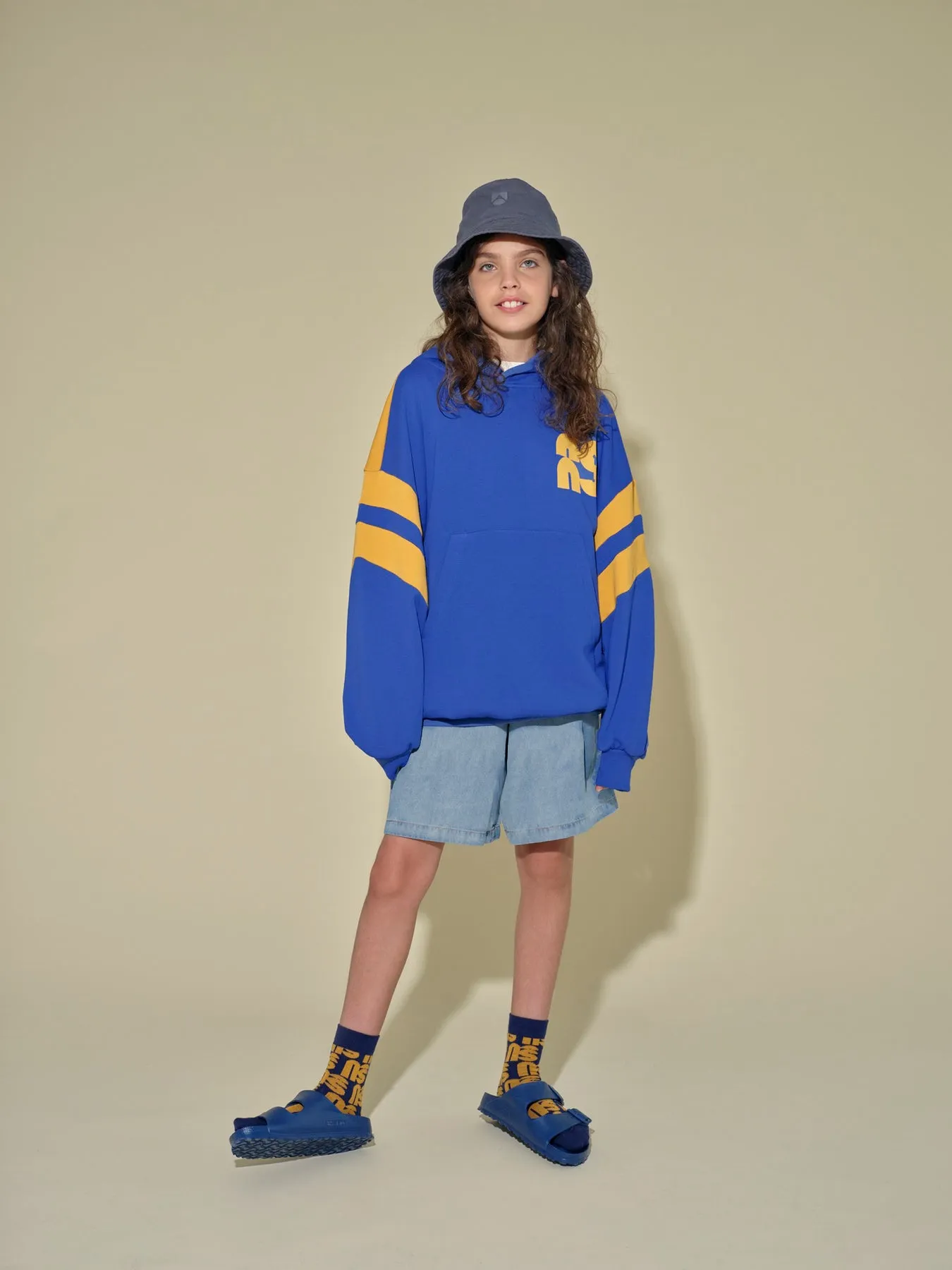 Hoodie Oversized Surf Blue