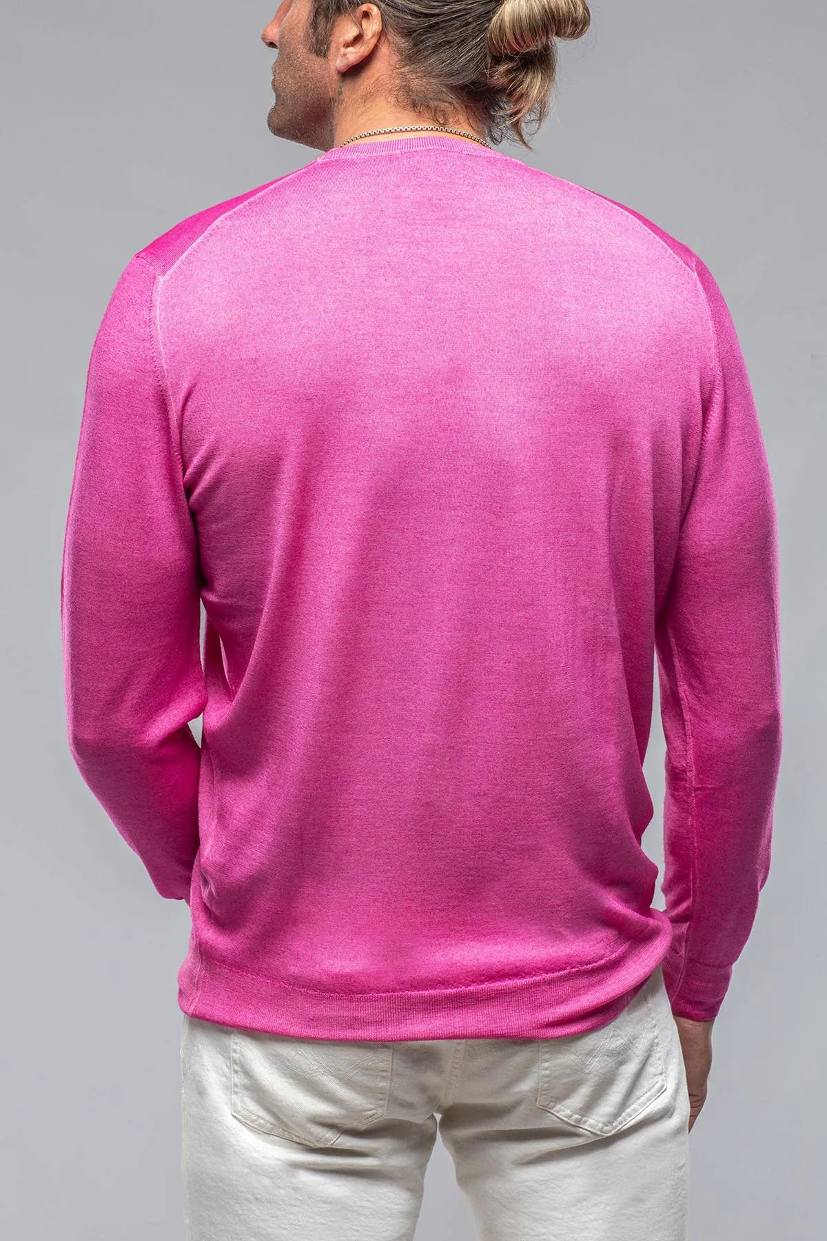 Kane Merino Crew In Pink
