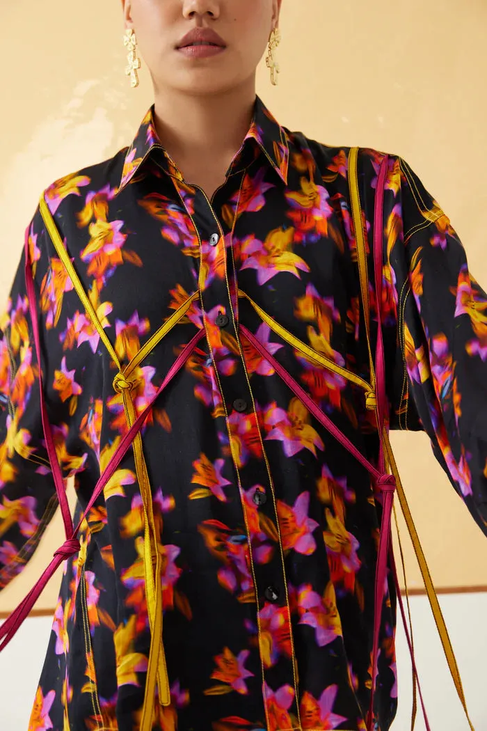 Lily Knot Shirt With Trousers