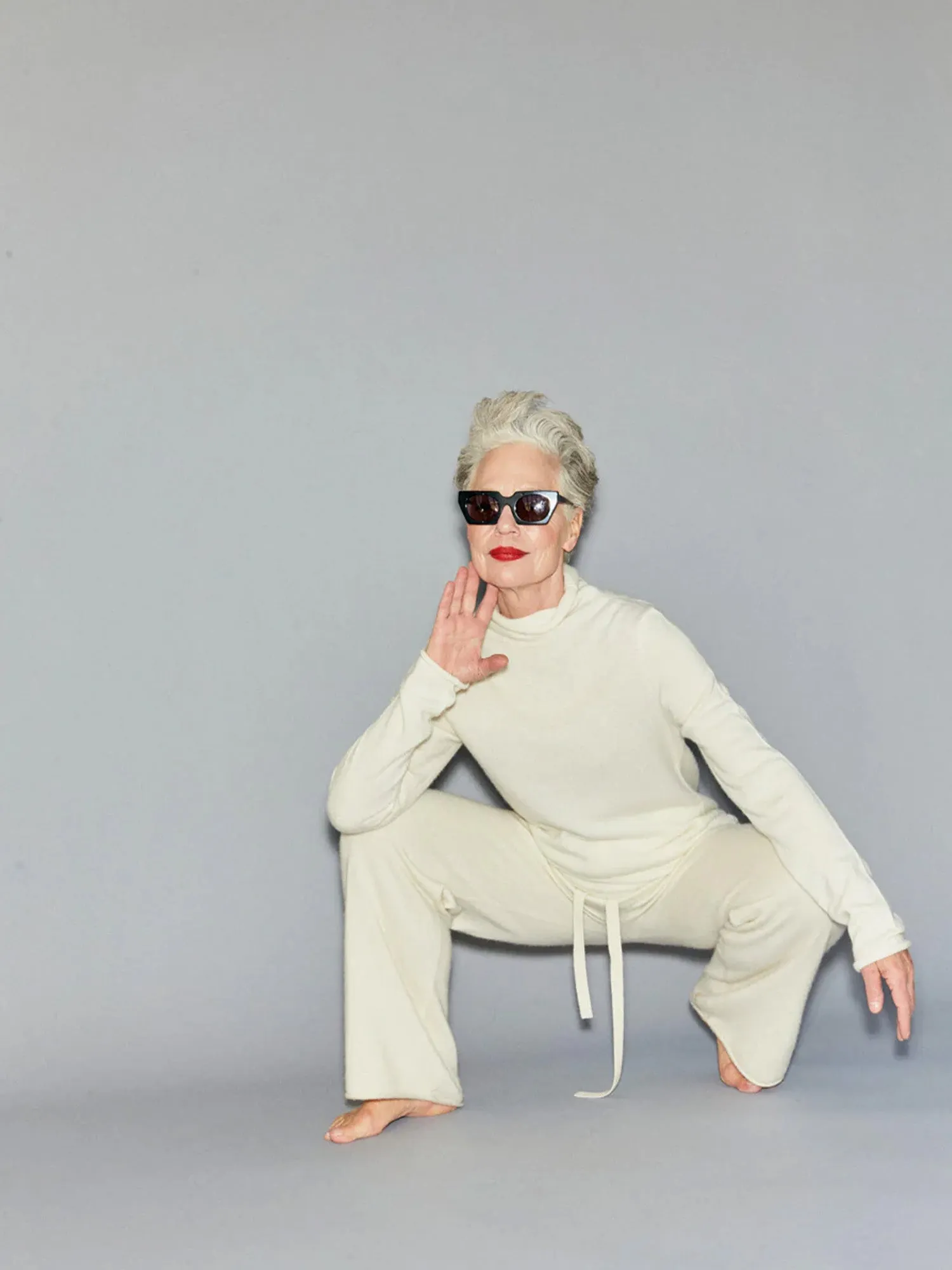 Lingua Franca Cashmere Wide Leg Pant