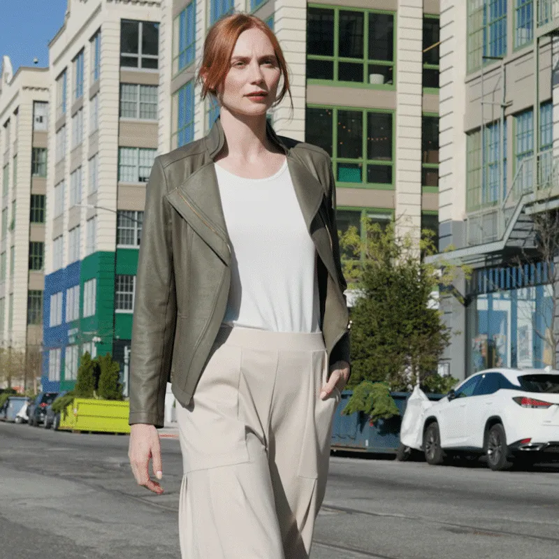 Liquid Leather™ Signature Jacket - Olive