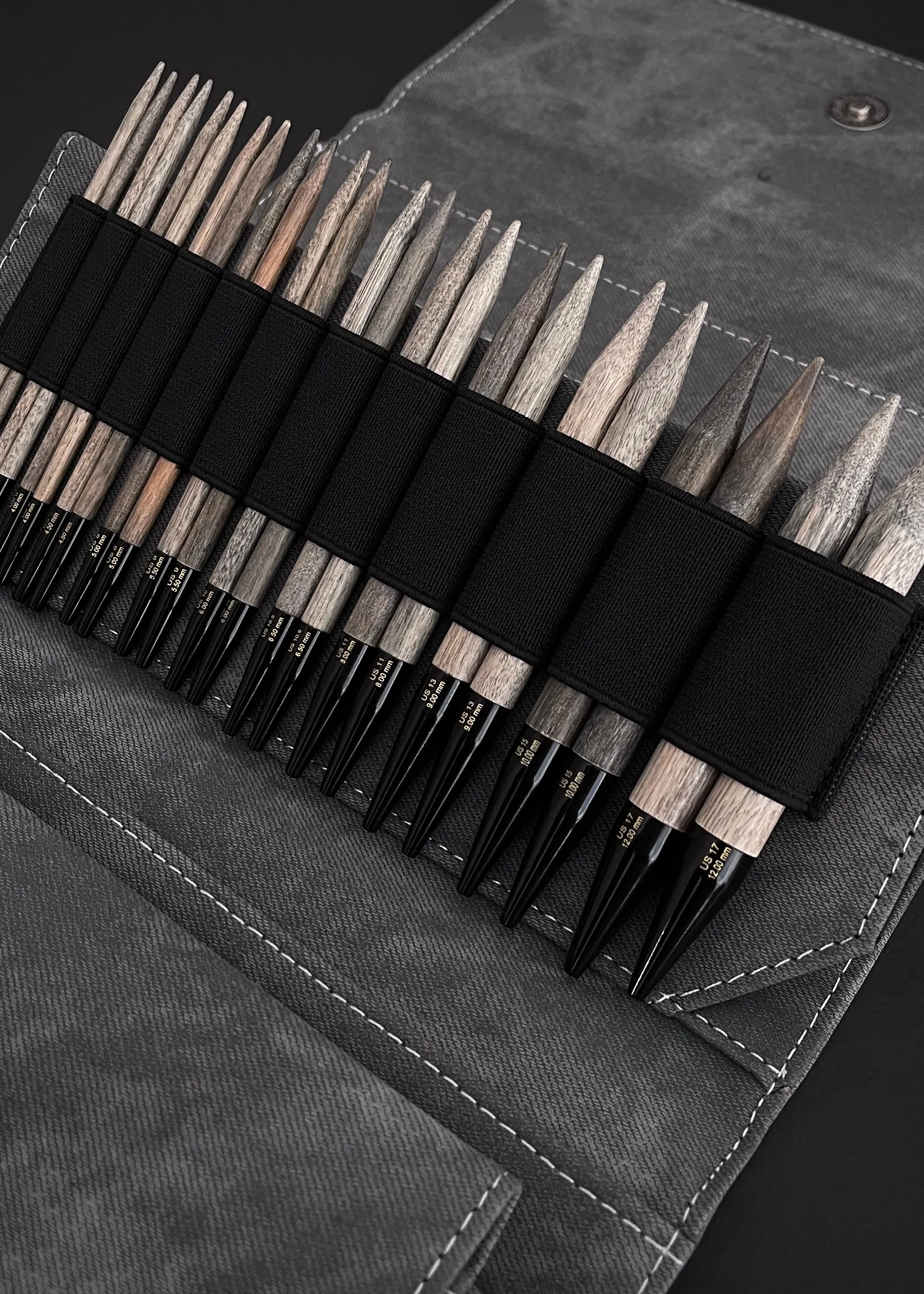 Lykke Knitting Needle Set. 5”, DRIFTWOOD