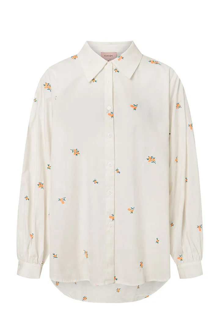 Masha Shirt - Orange Floral