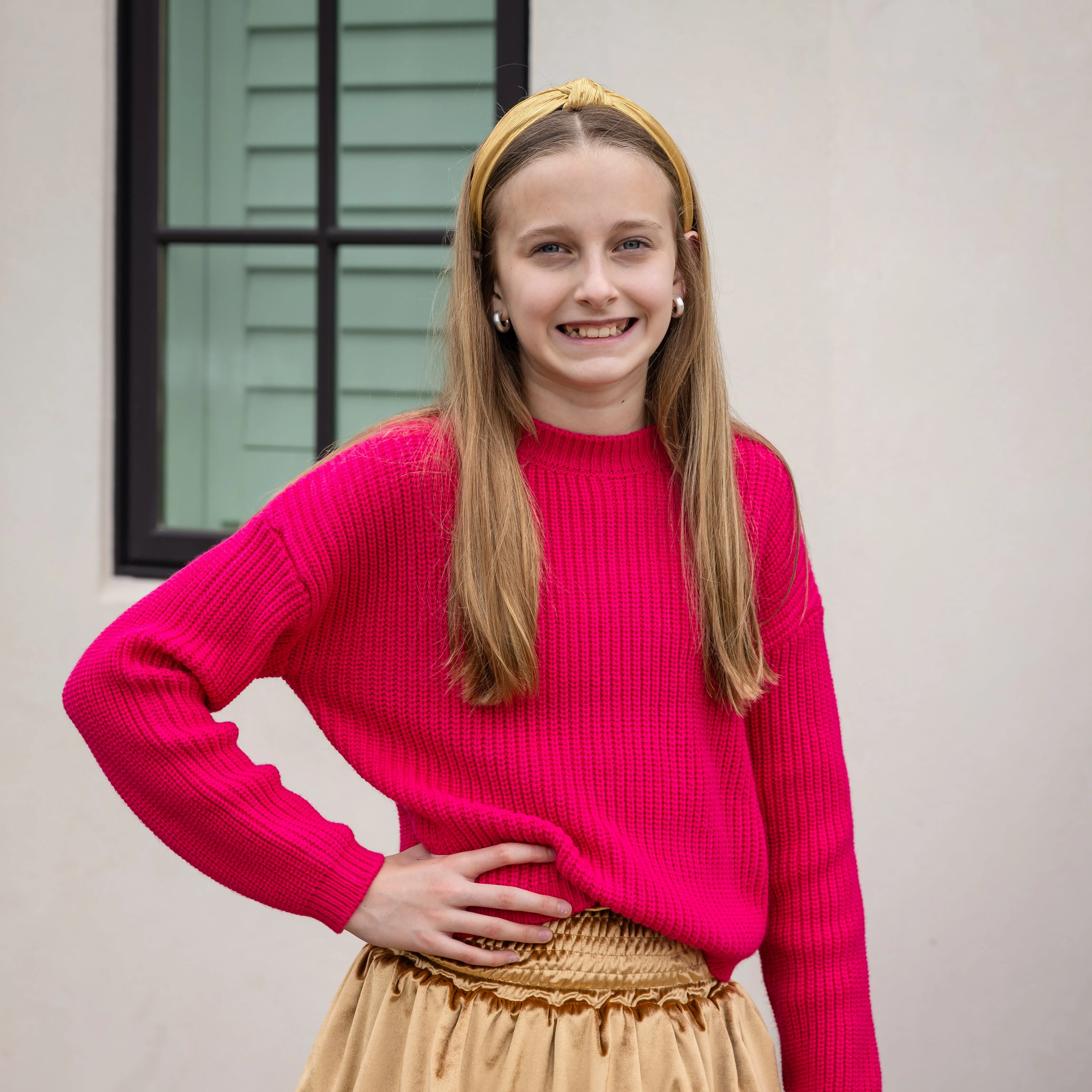 McLaine Girls Skirt - Gold Metallic