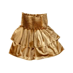 McLaine Girls Skirt - Gold Metallic