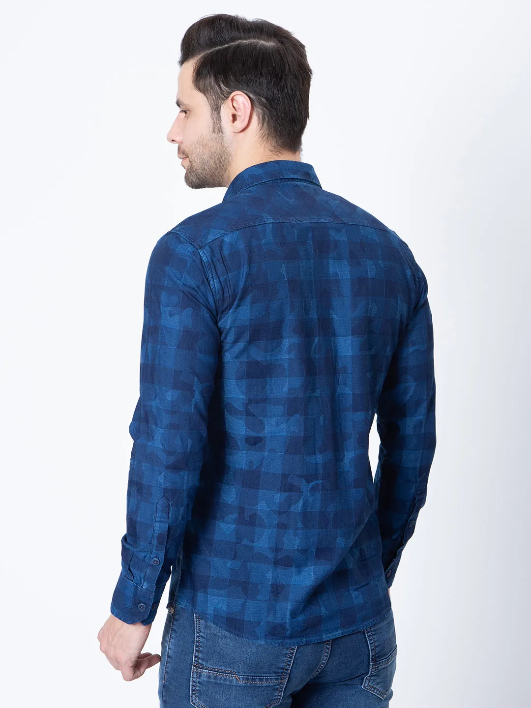 Men Striped Printed Shirt