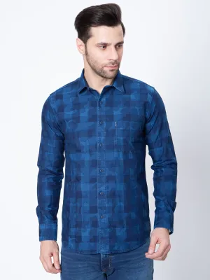 Men Striped Printed Shirt