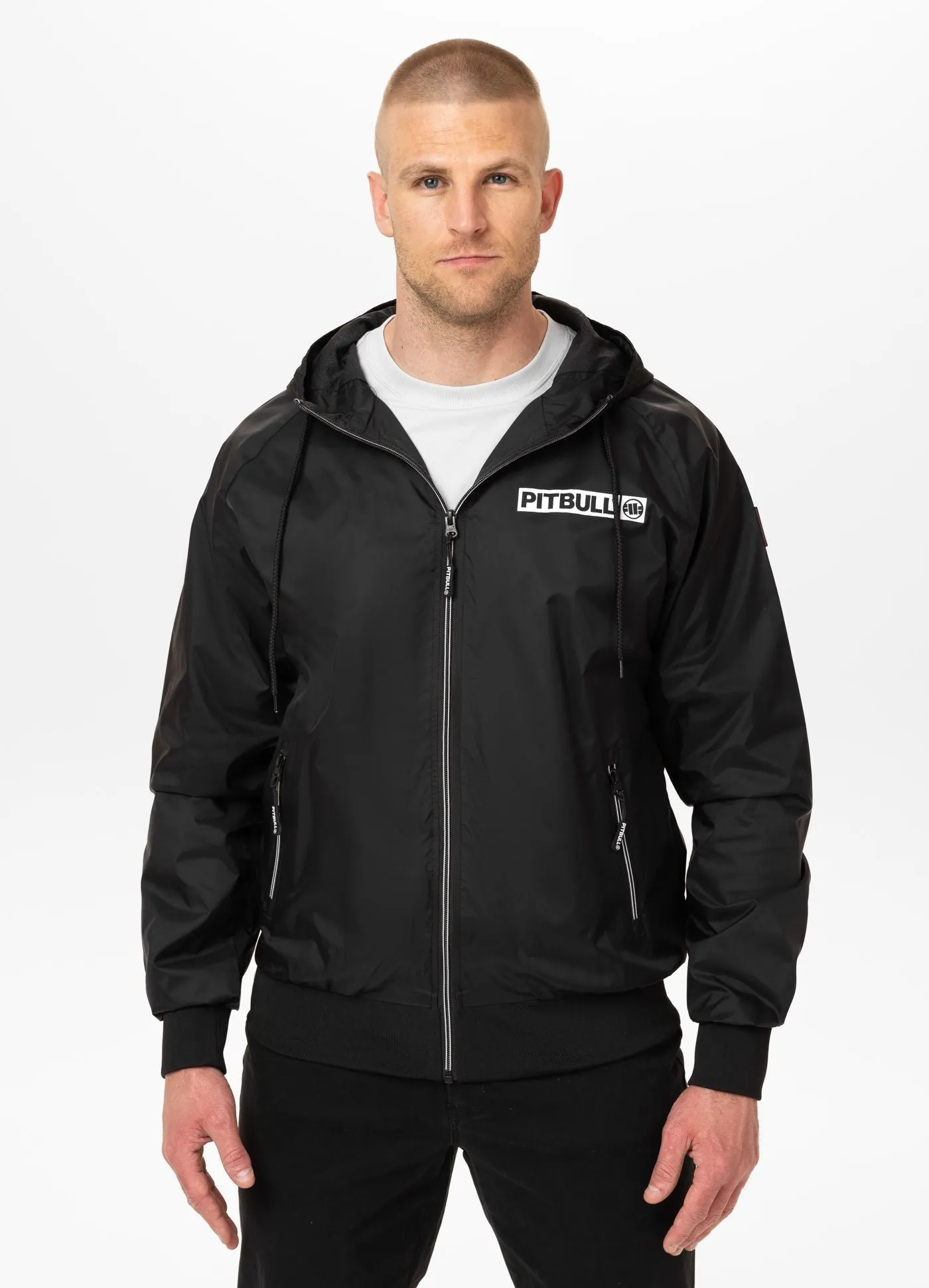 Men's hooded jacket Athletic Hilltop - Black