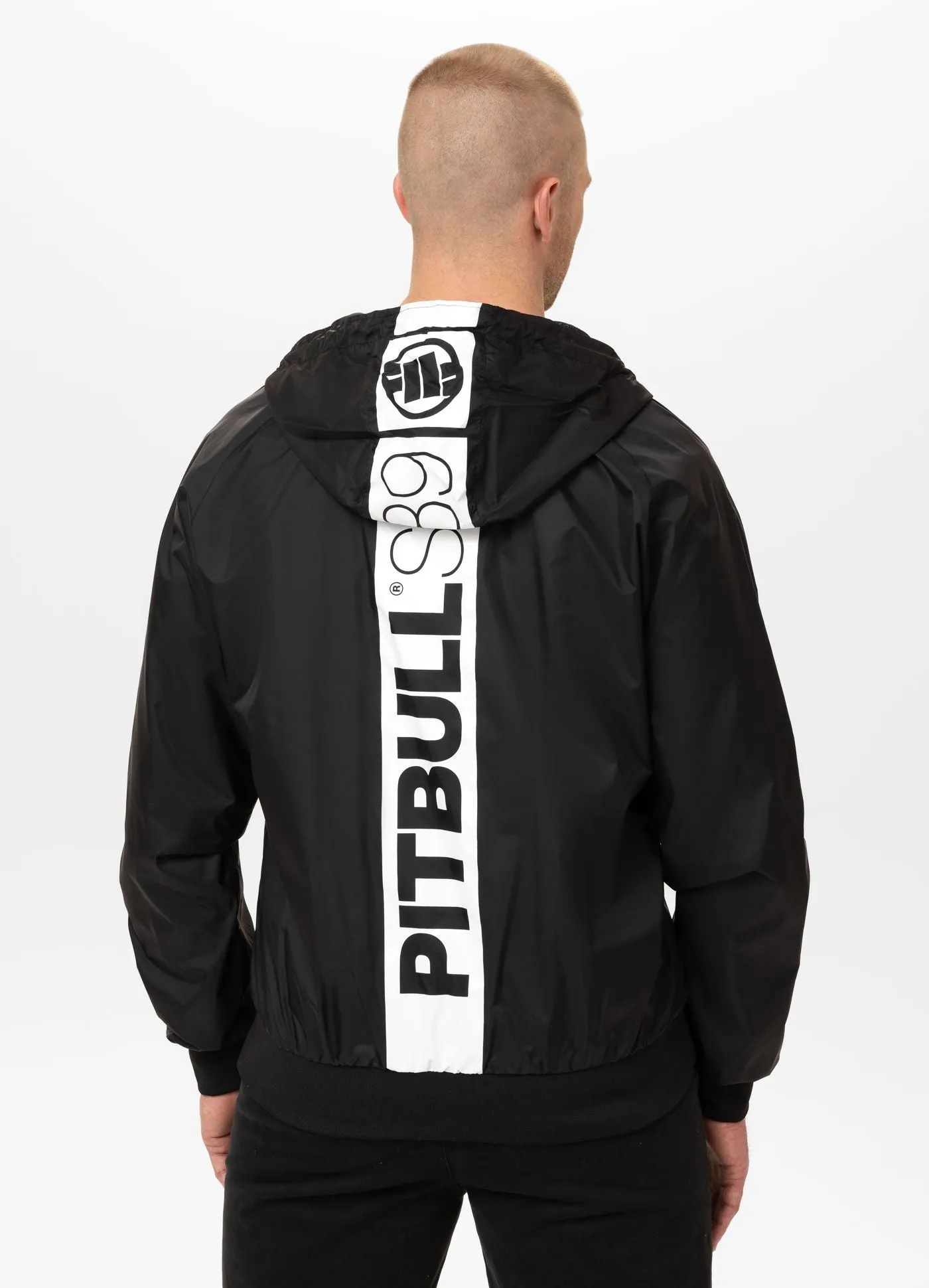 Men's hooded jacket Athletic Hilltop - Black
