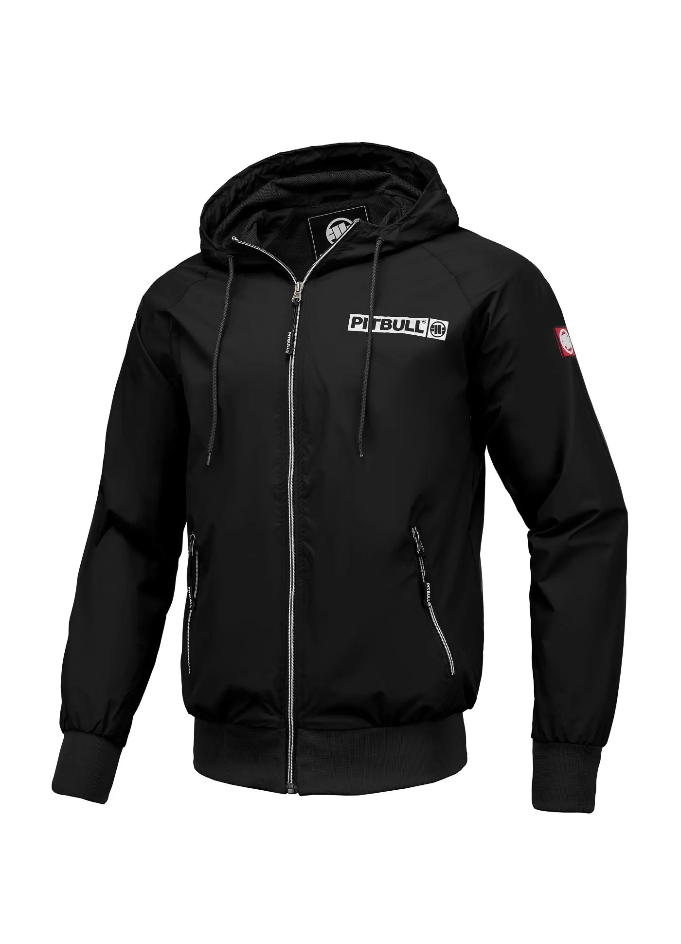 Men's hooded jacket Athletic Hilltop - Black