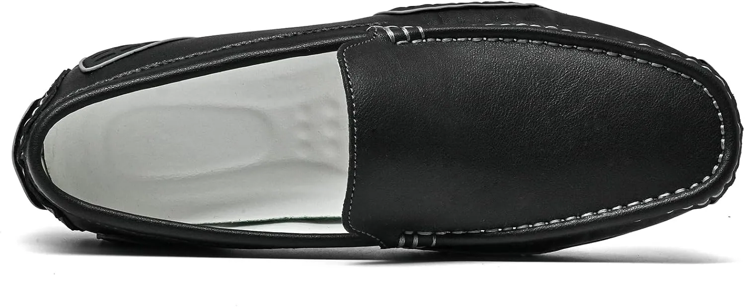 Men's Loafers Casual Shoes Slip On Driving Loafers Penny Loafers with Rubber Sole Soft Light-Weight Flats Boat Free Shoes