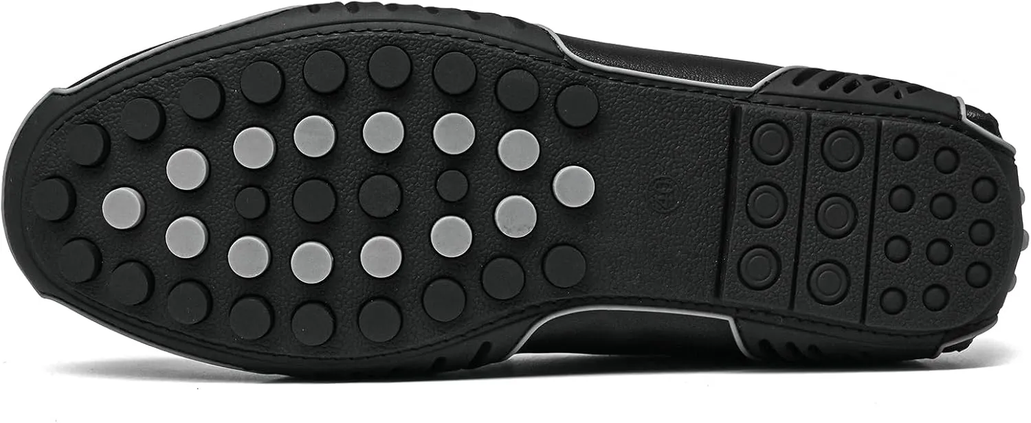 Men's Loafers Casual Shoes Slip On Driving Loafers Penny Loafers with Rubber Sole Soft Light-Weight Flats Boat Free Shoes