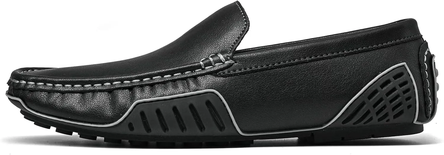 Men's Loafers Casual Shoes Slip On Driving Loafers Penny Loafers with Rubber Sole Soft Light-Weight Flats Boat Free Shoes